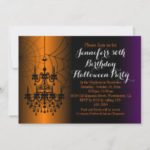 Elegantes Chandelier Birthday Halloween-Party