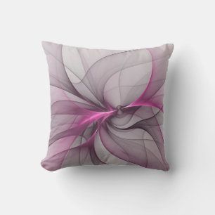 Elegantes Chaos Moderne Abstrakte Pinkfarbene Frak Kissen