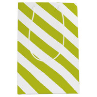 Elegantes Chartreuse- und Weiß-Streifenmuster