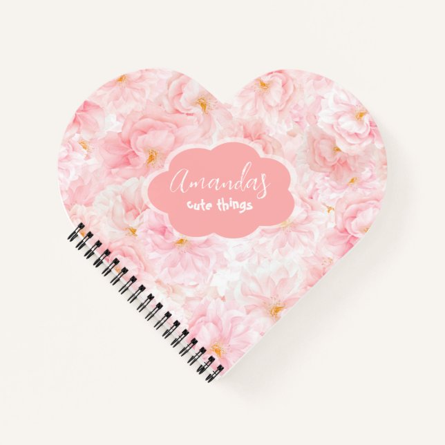 Elegantes Cherry-Blossom-Muster Notizbuch (Vorderseite)