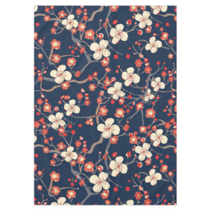 Elegantes Cherry Blossom Nahtloses Muster (10) Tischdecke