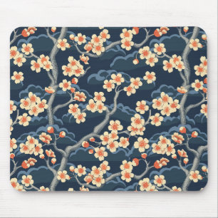 Elegantes Cherry Blossom Nahtloses Muster (11) Mousepad