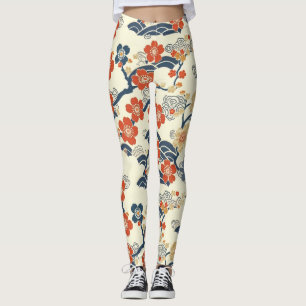 Elegantes Cherry Blossom Nahtloses Muster (14) Leggings