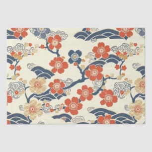 Elegantes Cherry Blossom Nahtloses Muster (14) Seidenpapier