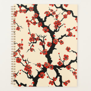 Elegantes Cherry Blossom Nahtloses Muster (1) Planer