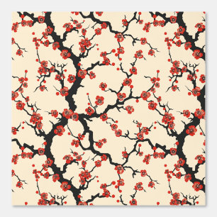 Elegantes Cherry Blossom Nahtloses Muster (1) Tapete