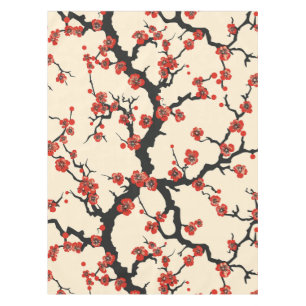 Elegantes Cherry Blossom Nahtloses Muster (1) Tischdecke