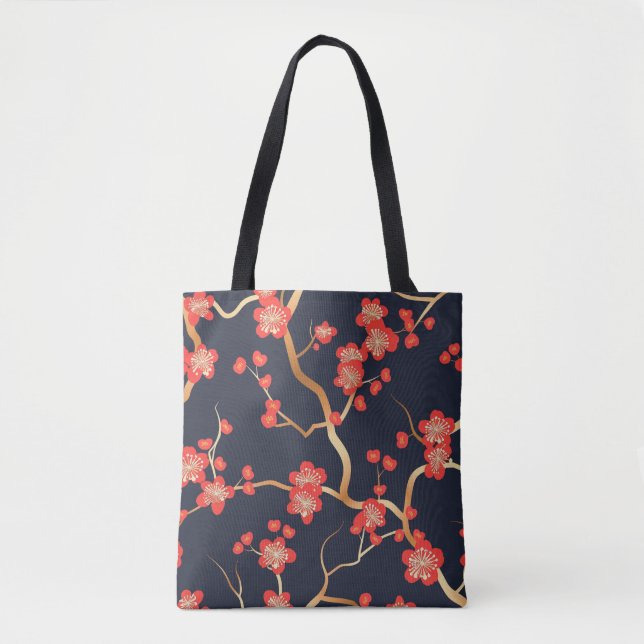Elegantes Cherry Blossom Nahtloses Muster (3) (Vorderseite)