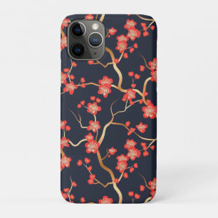 Elegantes Cherry Blossom Nahtloses Muster (3) Case-Mate iPhone Hülle