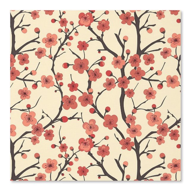 Elegantes Cherry Blossom Nahtloses Muster (4) Tapete (Vorderseite)