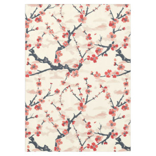Elegantes Cherry Blossom Nahtloses Muster (5) Tischdecke