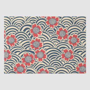 Elegantes Cherry Blossom Nahtloses Muster (8) Seidenpapier