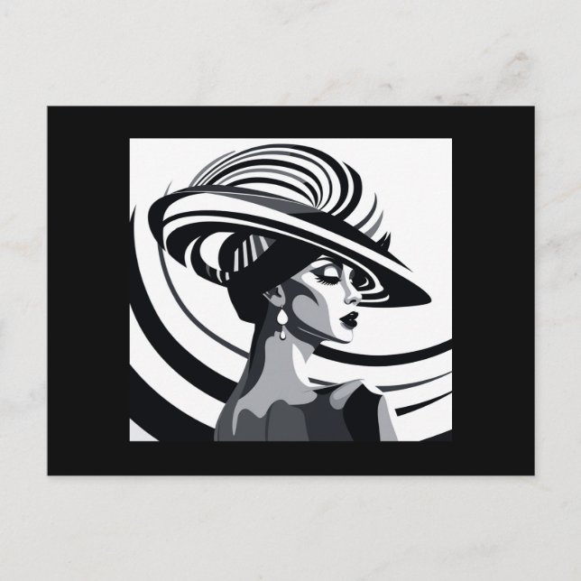 ELEGANTES CHIC #2 POSTKARTE (Vorderseite)