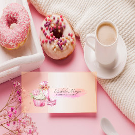 Elegantes Chic Bakery Tool Rohrleitungstasche Blum Visitenkarte