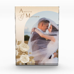 Elegantes Chic Beige Foto