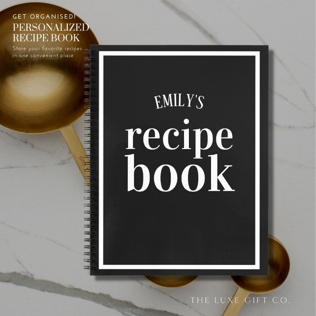 Elegantes Chic Black Brautparty Rezept Buch (Von Creator hochgeladen)