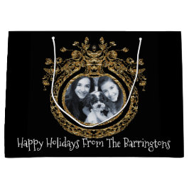 Elegantes Chic Regal Foto Große Geschenktüte