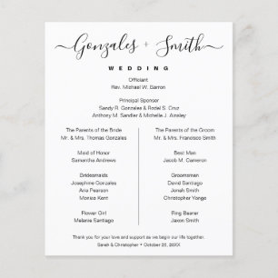 Elegantes Chic Schwarz-weiß einfaches Brautparty