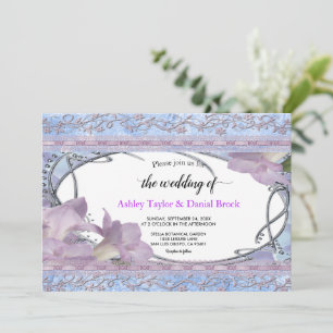 Elegantes Chic Script Extravagant Luxury Formal We Einladung