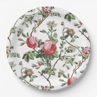 Elegantes Chic Vintage Rosa Rosenblüten