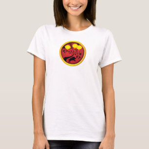 Elegantes chinesisches Neujahr Pig Gold Lanterns T-Shirt