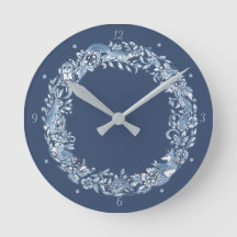 Elegantes Classic Blue & White Animal Wreath Delft