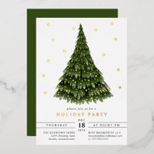 Elegantes Classic Foil Christmas Party