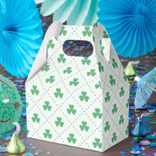 Elegantes Clover Pattern Gable 4x2.5x5 Geschenkschachtel