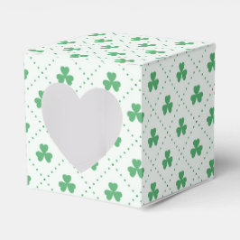 Elegantes Clover Pattern Herz 2x2x2 Geschenkschachtel