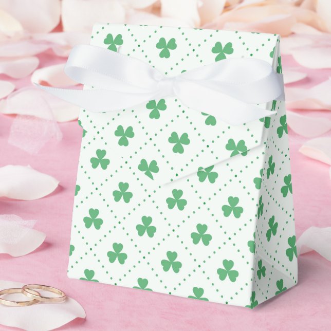 Elegantes Clover Pattern Zelt 3x1.5x3.25 Geschenkschachtel (Hochzeit)