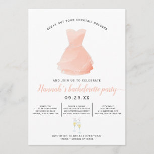 Elegantes Cocktailkleid   Junggesellinnenabschied Programm