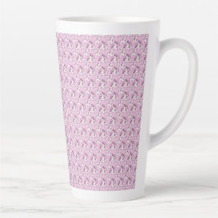 Elegantes Cottagecore-Blumenmuster Milchtasse