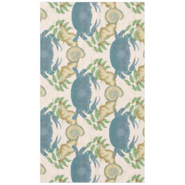 Elegantes Crab Feast Watercolor Blue Crabs, Seashe Tischdecke