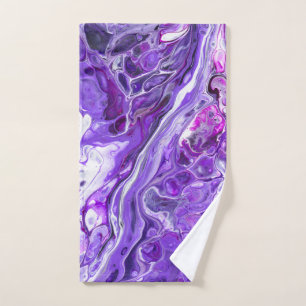 Elegantes Crazy Lace Agate 7 - Ultra Violet Lila Handtuch