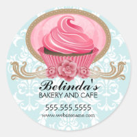Elegantes Cupcake Bakery Box Siegel