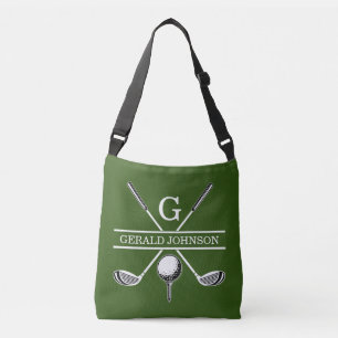 Elegantes Custom Golf Monogram Design Tragetaschen Mit Langen Trägern