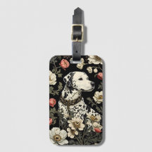 Elegantes Dalmatiner-William-Morris-Inspiriert