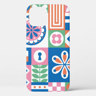 Elegantes Damask Vintages Nahtloses Muster. De Case-Mate iPhone Hülle