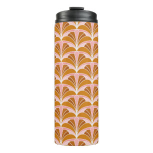 Elegantes Damask Vintages Nahtloses Muster. De Thermosbecher