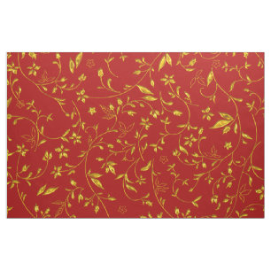 Elegantes Damast-Gewebe-Rot Stoff