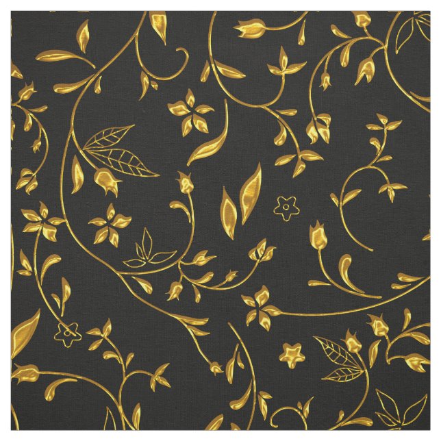 Elegantes Damast-Gewebeschwarzyard Stoff (Muster)