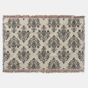 Elegantes Damastmuster Decke