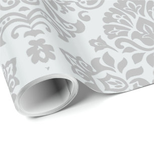 Elegantes Damastmuster Geschenkpapier