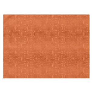 Elegantes Deep Orange Damask Muster Tischdecke