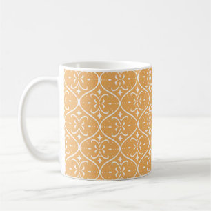 Elegantes Dekor Blühe nahtloses Muster. Orie Kaffeetasse