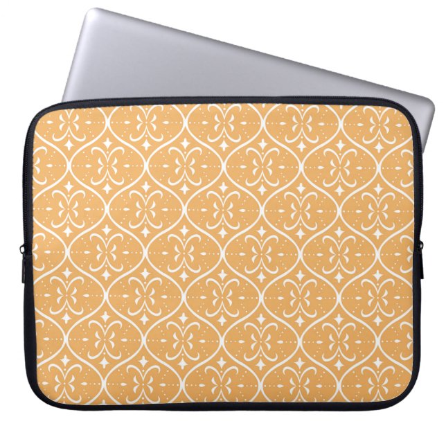 Elegantes Dekor Blühe nahtloses Muster. Orie Laptopschutzhülle (Vorderseite)