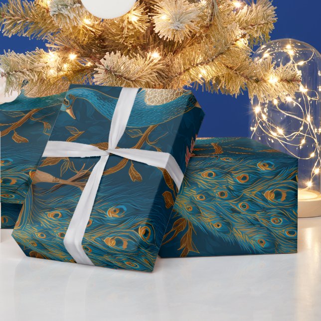 Elegantes dekoratives Geschenkpapier – Künstler (Feiertage)