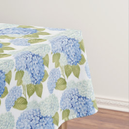 Elegantes Design der Blue Hydragea-Blume Tischdecke