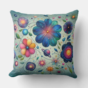 Elegantes Design der Blume Kissen