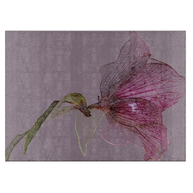 Elegantes Design der Blume Schneidebrett (Vorderseite)